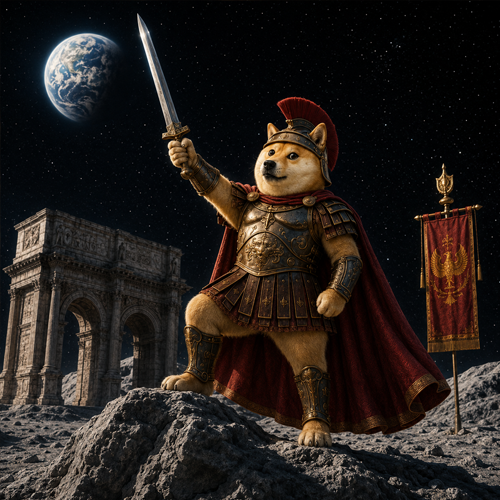 Dogeus on the moon